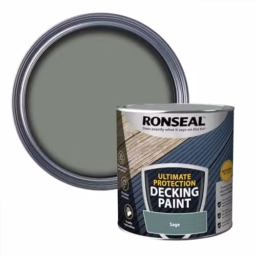 Ronseal Ultimate Decking Paint, Green, 2.5 l