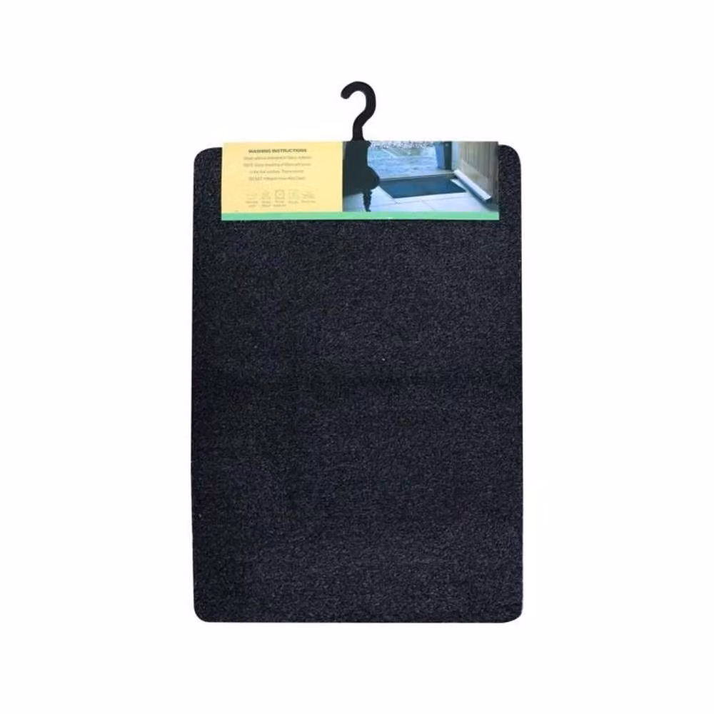 Groundsman Non Slip Rectangular Door Mat in Black, W: 90 cm, D: 60 cm – 2
