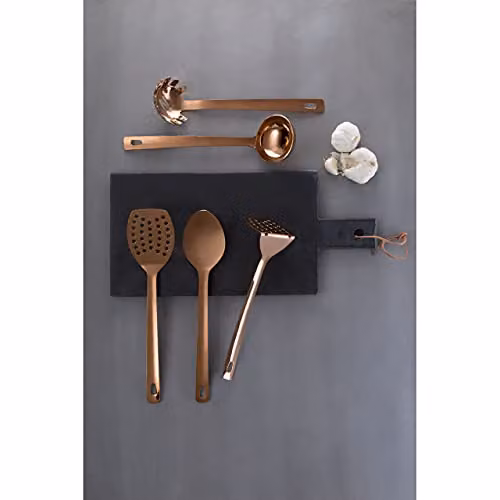 Orsina Gold Stainless Steel Ladle with Hanging Loop, W/D/H: 8 x 6 x 30 cm – 2