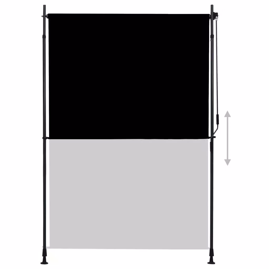 Berkfield Home Outdoor Roller Blind with Crank, Anthracite, W: 150 cm, H: 270 cm – 3