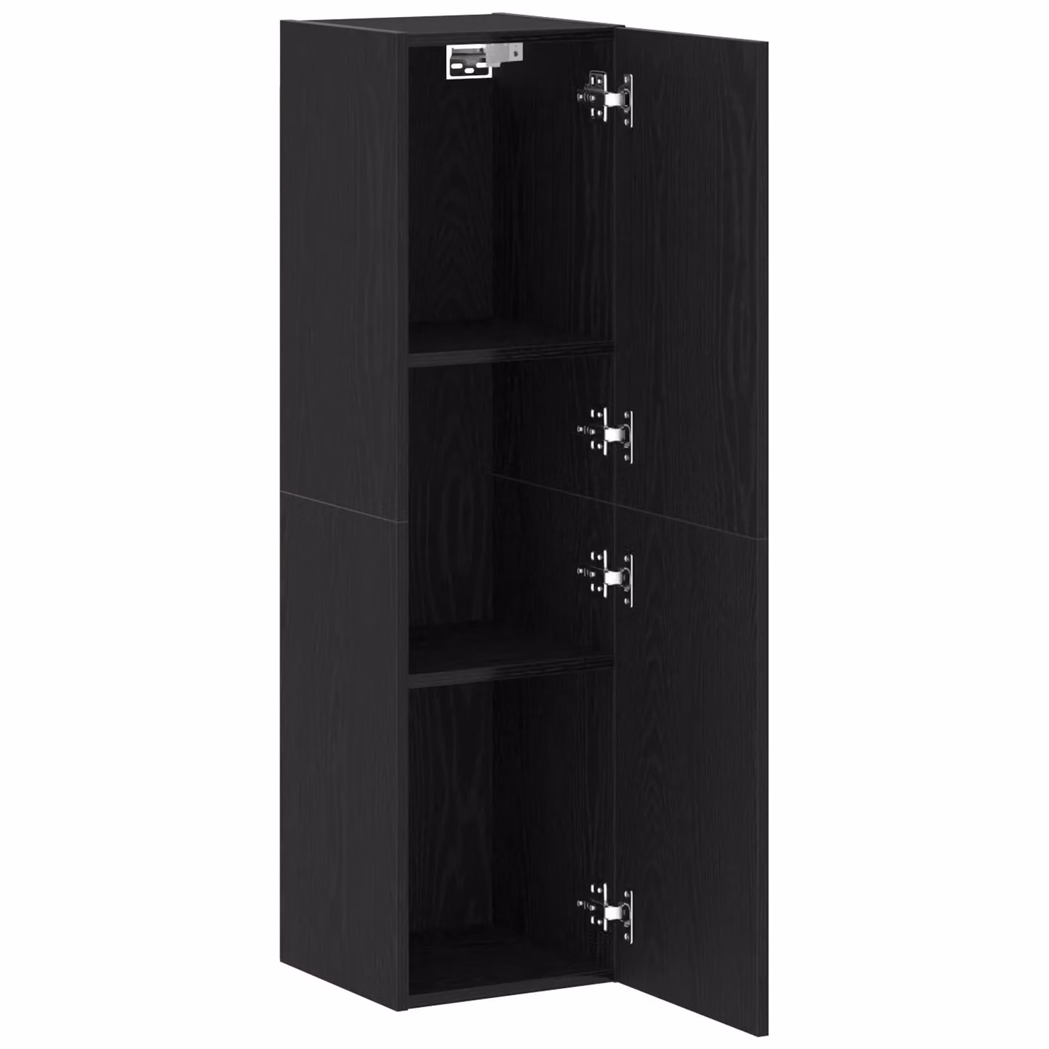 Berkfield Home Modern Black Oak TV Cabinet W/D/H: 110 x 30.5 x 30 cm – 2