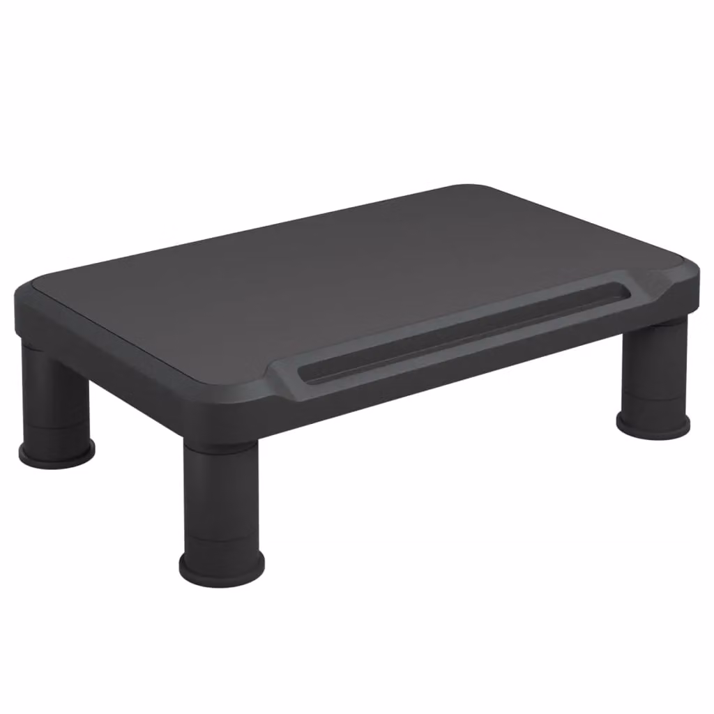 Berkfield Home Monitor Stand Black W/D/H: 38 x 24 x 10.5 cm – 2