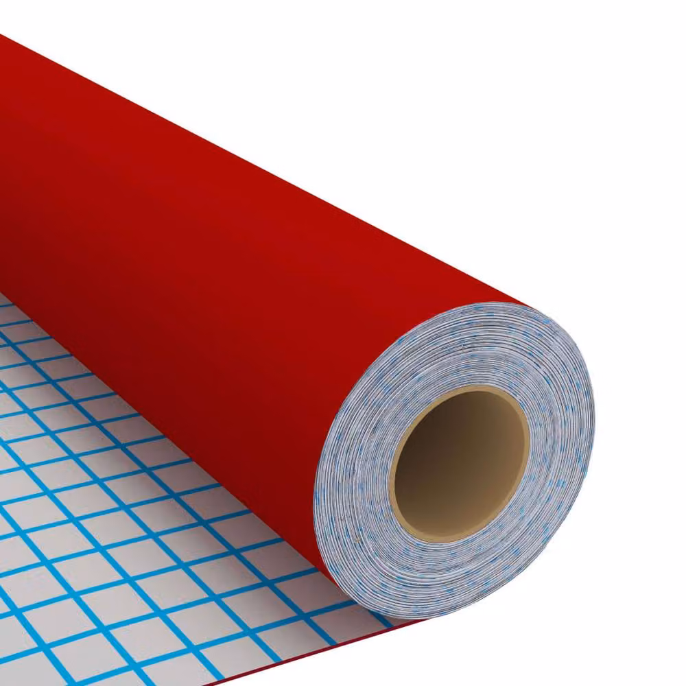 Berkfield Home Self-adhesive Red PVC Furniture Film, W: 90 cm, L: 500 cm – 3