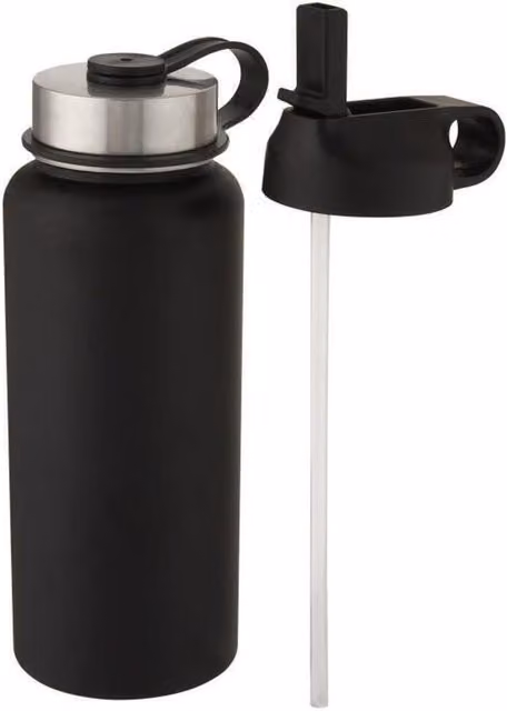Avenue Supra Insulated Water Bottle in Black – 1