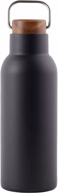 Vinga Ciro Stainless Steel Vacuum Insulated Bottle, Black, 580 ml