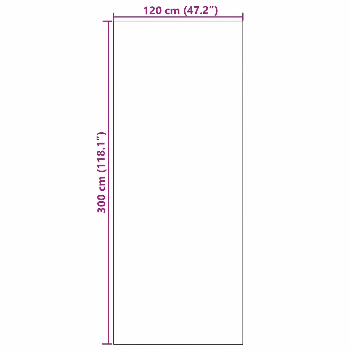 Berkfield Home Washable Non-Slip Polyamide Doormat, Black, W: 300 cm, D: 120 cm – 5