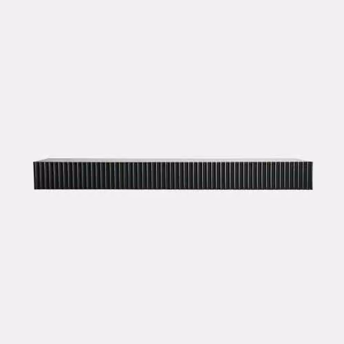 OHS Ribbed Floating Wall Shelf in Forest Green