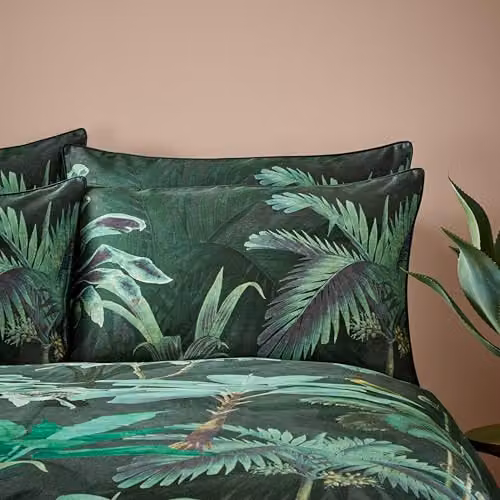 Paoletti Siona Reversible Wild Animals Cotton Duvet Cover Set, Multicolour, W/D/H: 200 x 200 x 140 cm – 2