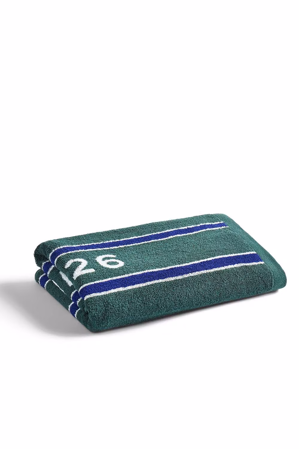 Christy Official Wimbledon Championship 2026 Quick Dry Cotton Terry Towel in Green and Purple, W: 70 cm, L: 133 cm – 3
