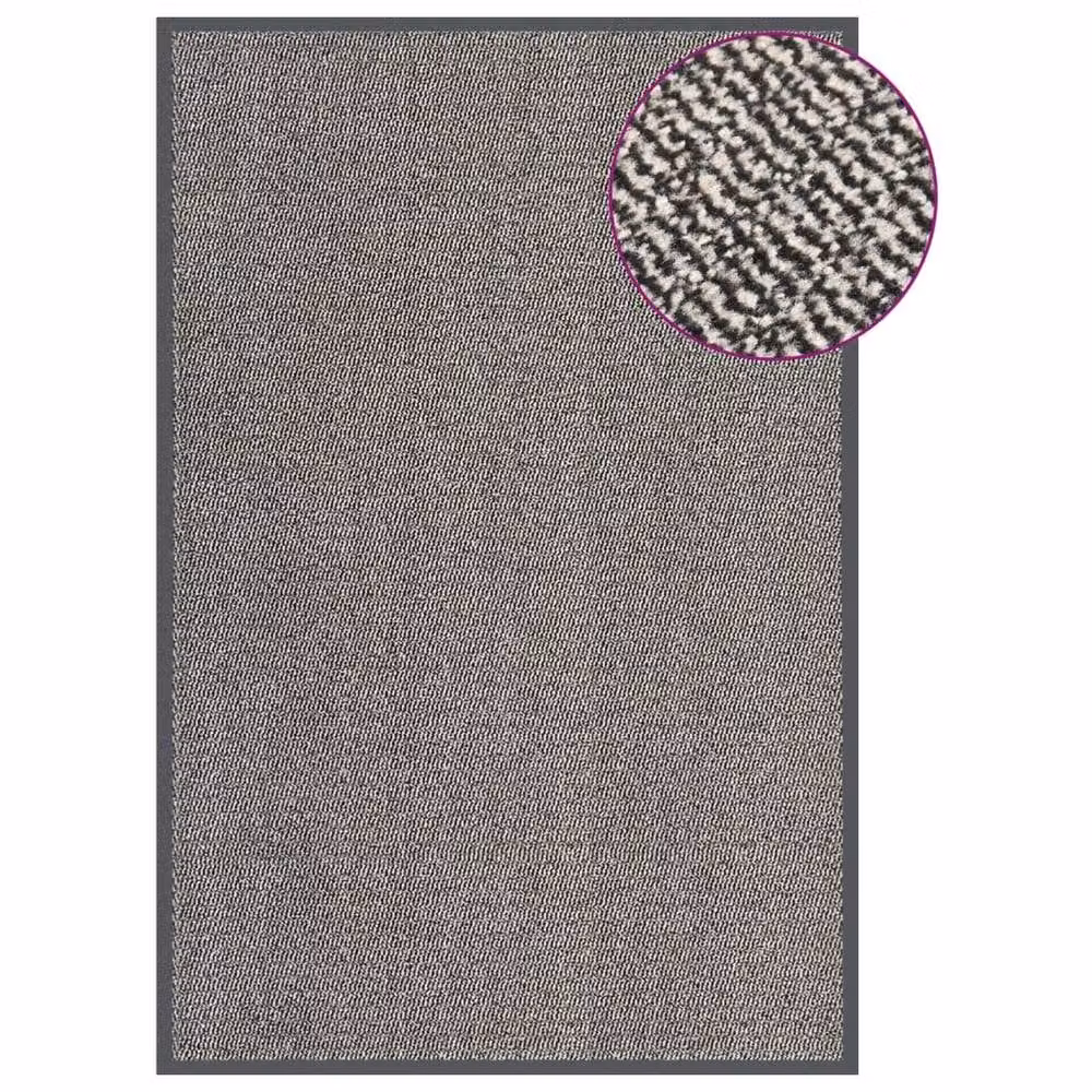 Berkfield Home Durable Tufted Doormat, Brown and Grey, W: 120 cm x D: 180 cm – 2