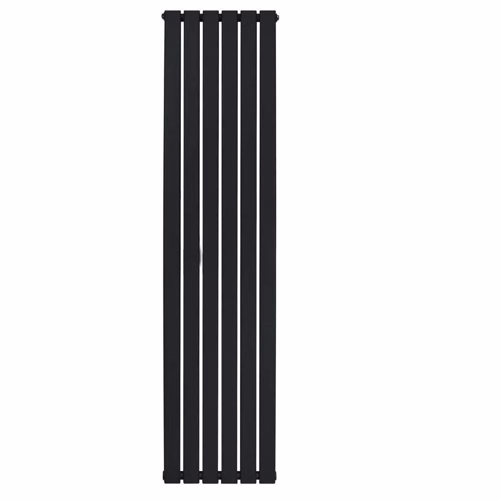 Monstershop Flat Single Column Steel Radiator, Black, H 180 cm x W 42 cm – 2