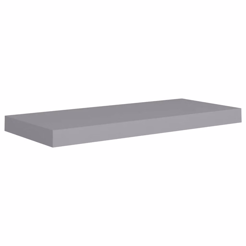 Berkfield Home Grey Floating Wall Shelf, W: 60 cm, D: 23.5 cm, H: 3.8 cm – 2