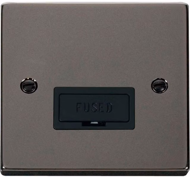 SE HOME Black Surface Socket Plate