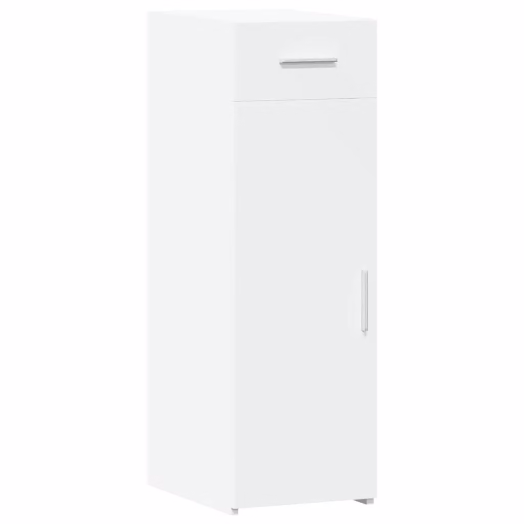 Berkfield Home White Classic Sideboard in Matt MDF, W/D/H: 30 x 42.5 x 93 cm – 2