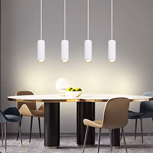 Netlighting Robby Bar Pendant Ceiling Light in White with 4x GU10 Sockets, H x W x D: 120 x 65 x 6 cm – 2