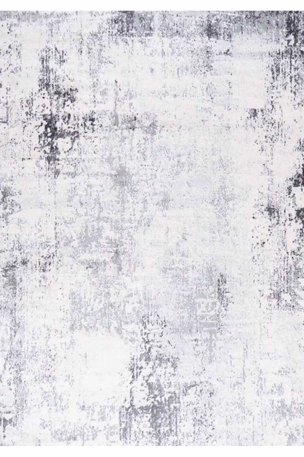 THE RUGS Elaris Stain Resistant Abstract Distressed Area Rug, Grey, W: 120 cm, L: 170 cm – 2