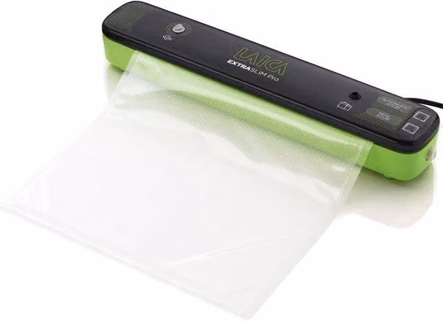 Laica Food Vacuum Sealer and Heat Sealer Machine with Extra Bags, Black