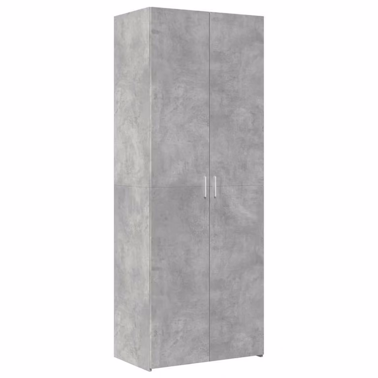Berkfield Home Highboard in Concrete Grey, W: 70 cm, D: 42.5 cm, H: 185 cm