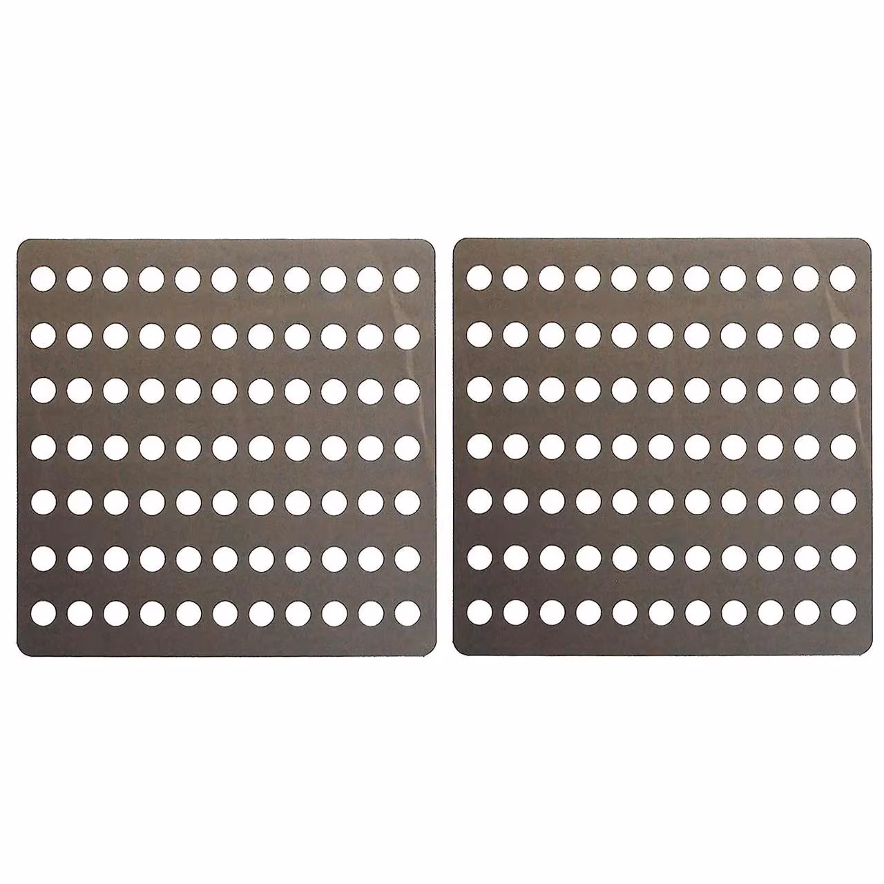 mysmartbuy 2 x Stainless Steel Square Drain Covers in Silver, W/D/H: 15 x 15 x 15 cm – 3