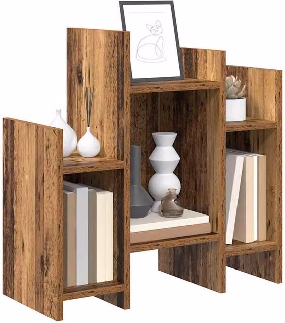 Berkfield Home Side Cabinet in Old Wood Brown, W: 60 cm, D: 26 cm, H: 60 cm – 1