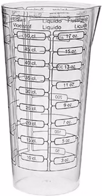 Plasticforte Transparent Plastic Microwave Jug