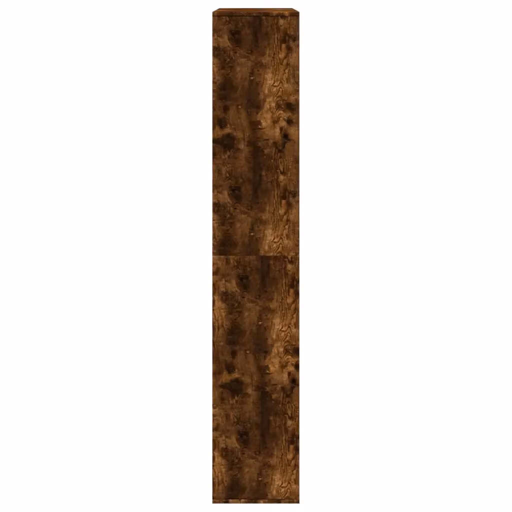Berkfield Home Smoked Oak Room Divider in Brown, W/D/H: 100 x 33 x 187.5 cm – 3