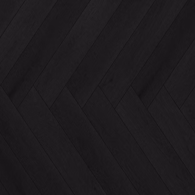 FirmfitOSH Herringbone Wood Effect Click Lock Luxury Vinyl Tile, Black, 7.5mm
