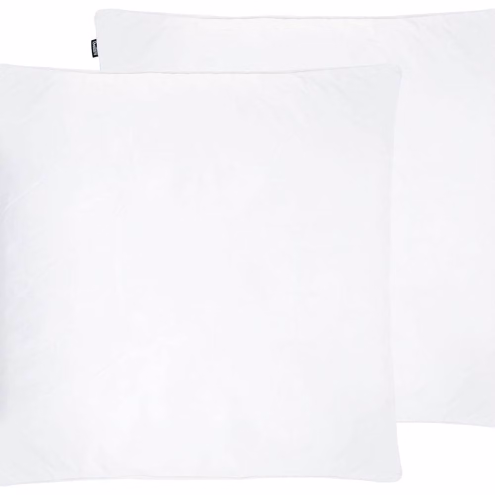 Wyld Haus White Duck Down and Feather Pillow Set, 2x W/D/H: 80 x 80 x 8 cm cm – 2