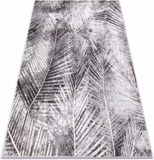 RugsX Mateo Grey Modern High-Low Effect Rectangular Rug, W: 120 cm, D: 170 cm – 1