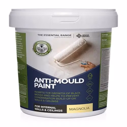 Stonecare4u Anti Mould Paint in Beige, 5 Litre, for Walls and Ceilings