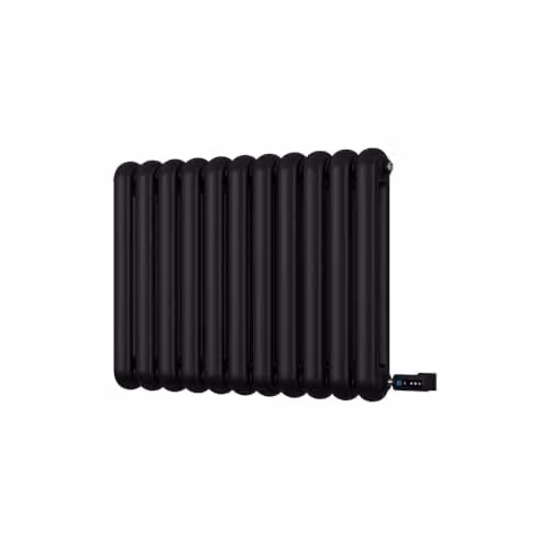 UK Radiators Sherwood Black Traditional Cast-Iron Style Electric Column Radiator with WIFI, W: 78.5 cm, H: 60 cm – 2