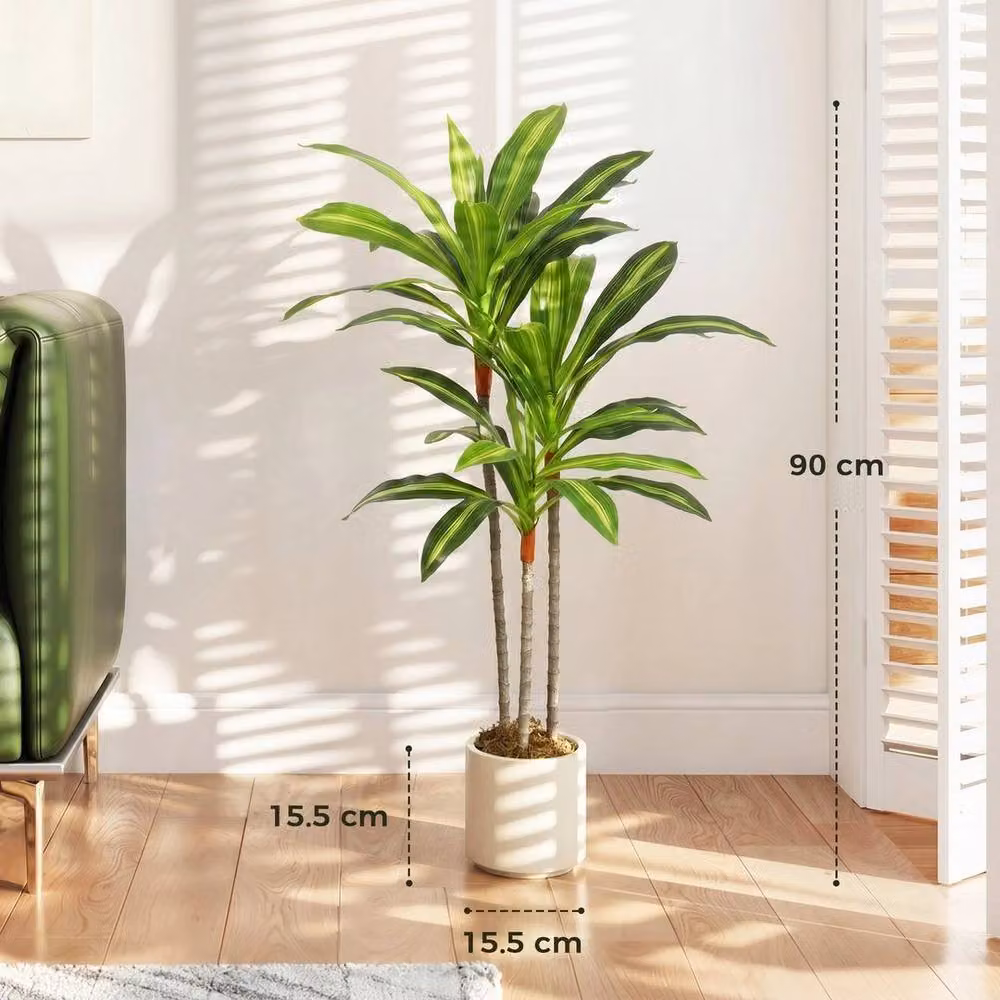 EONLION Green Lifelike Fake Tabletop Tree with Bendable Trunks – 2