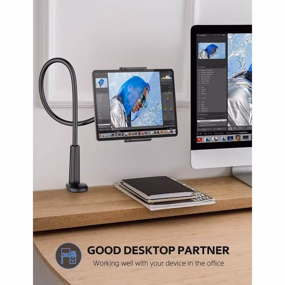 FLAVORA Long Lazy Arm Mobile Phone Holder in Black – 3
