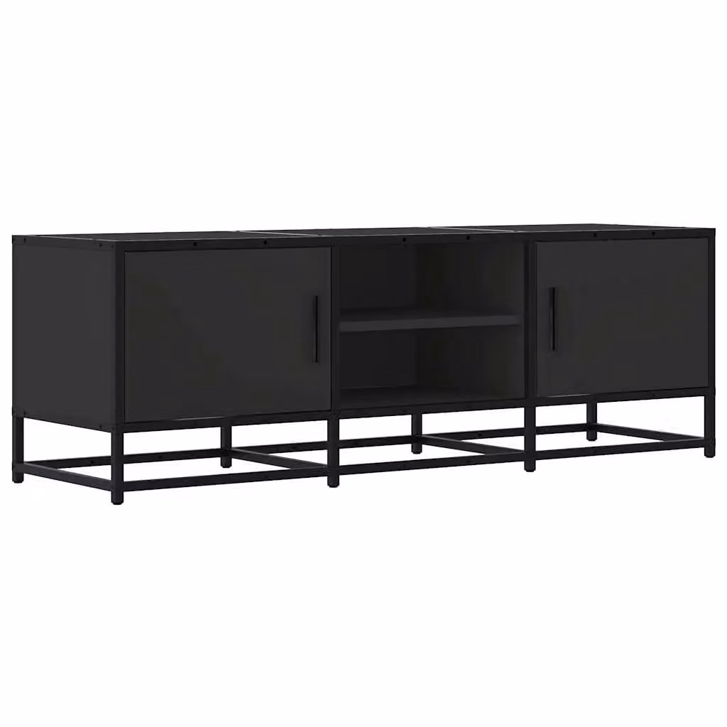 Berkfield Home Industrial TV Cabinet in Black, W/D/H: 120 x 41 x 35 cm – 2