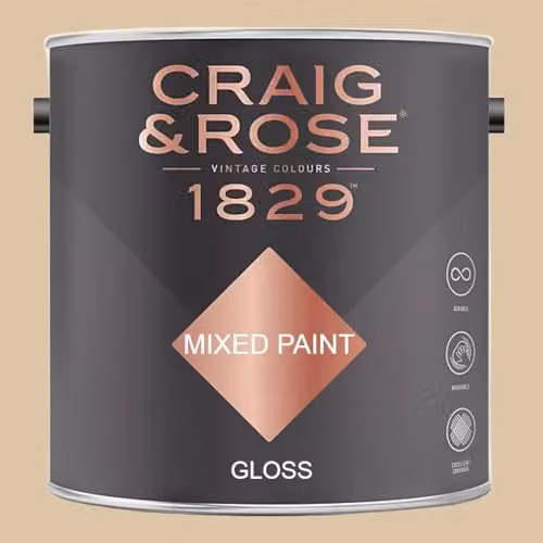 Craig & Rose 1829 Paint Stop Gloss Deep Sung Cream 2.5 l