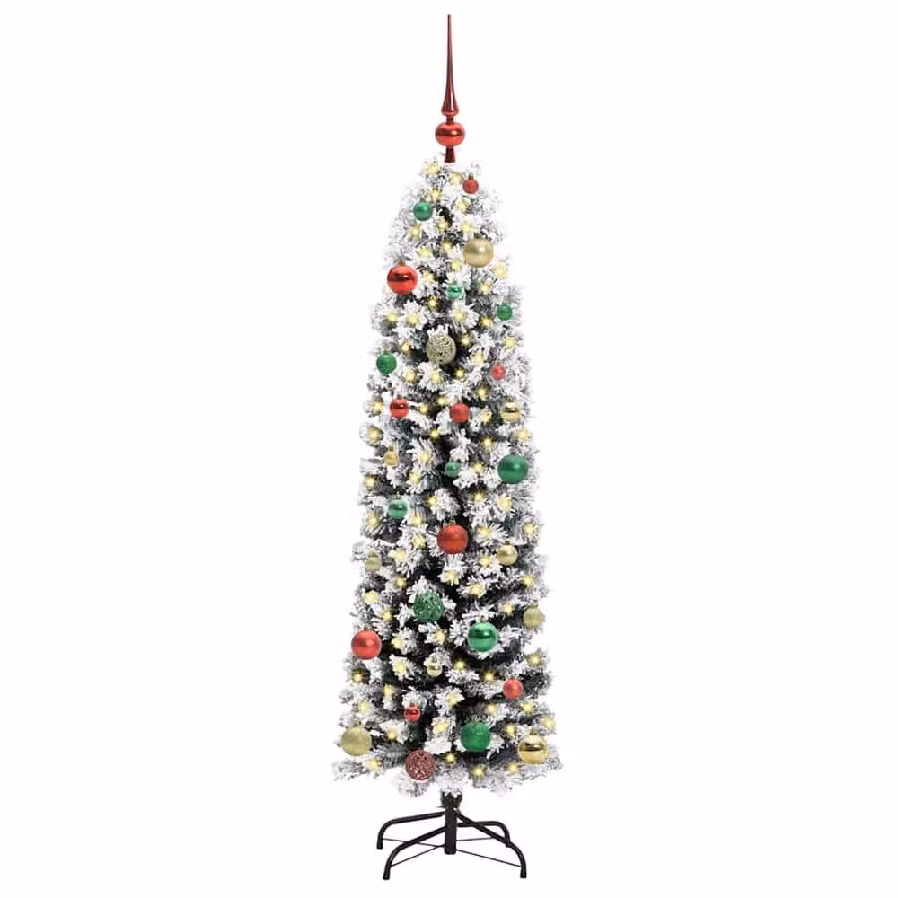 Berkfield Home Artificial Green Christmas Tree with 150 LEDs and Stand, Height: 150 cm – 3