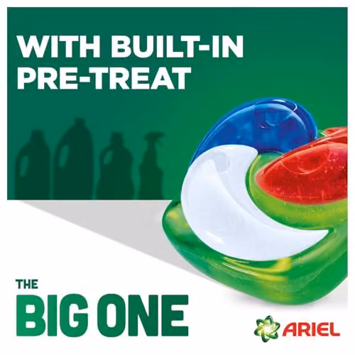 Ariel The Big One Original Laundry Detergent Capsules, 40 Washes – 5
