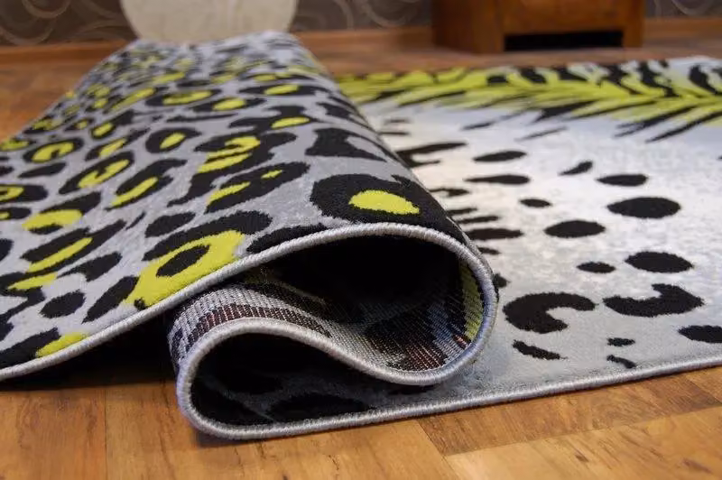 RugsX Flash Animal Print Modern Rug in Grey and Multicolour, W: 160 cm, D: 225 cm – 5
