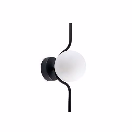 Netlighting Le Vita LED Wall Lamp Black and Gold/Brass 6W 2700K – 1