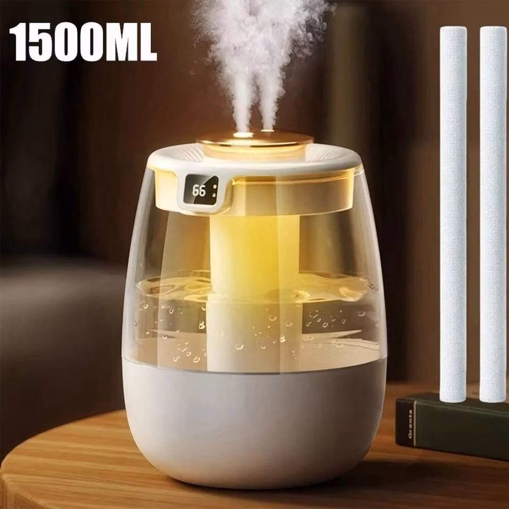 FLAVORA 1.5L Ultrasonic Cool Mist Humidifier in White – 3