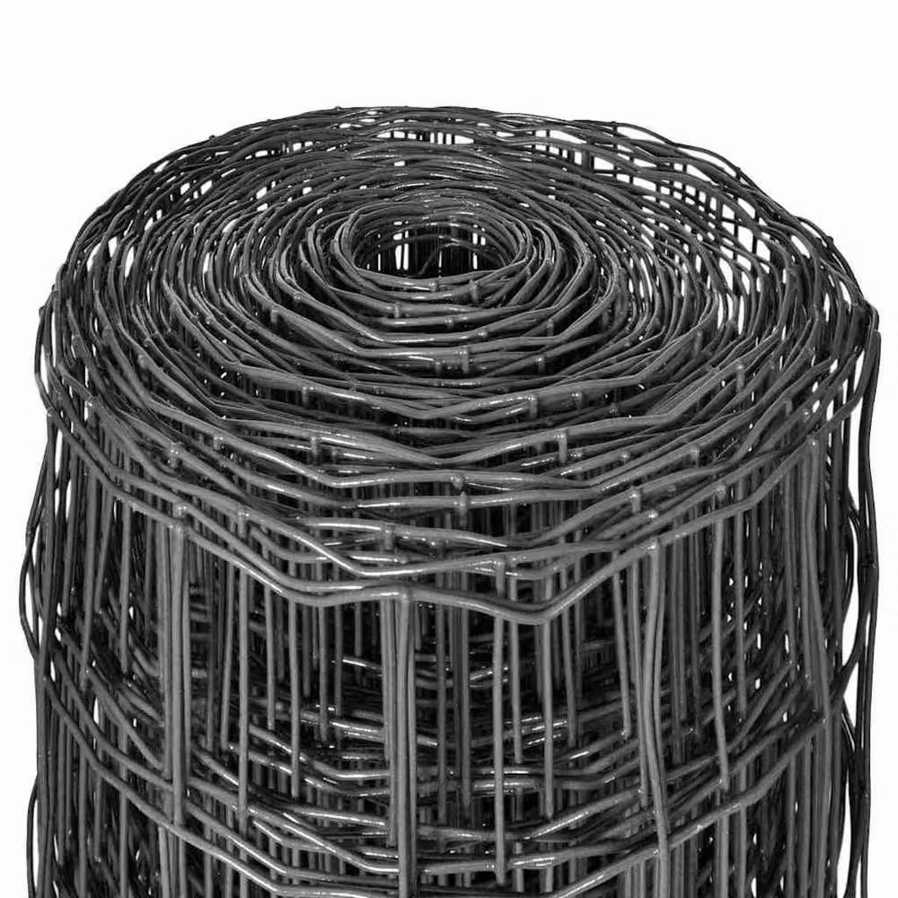 Berkfield Home Euro Fence PVC-Coated Steel Fencing, Grey, 10 x 1 m – 3