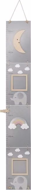 Jabadabado Elephant Growth Chart in Grey