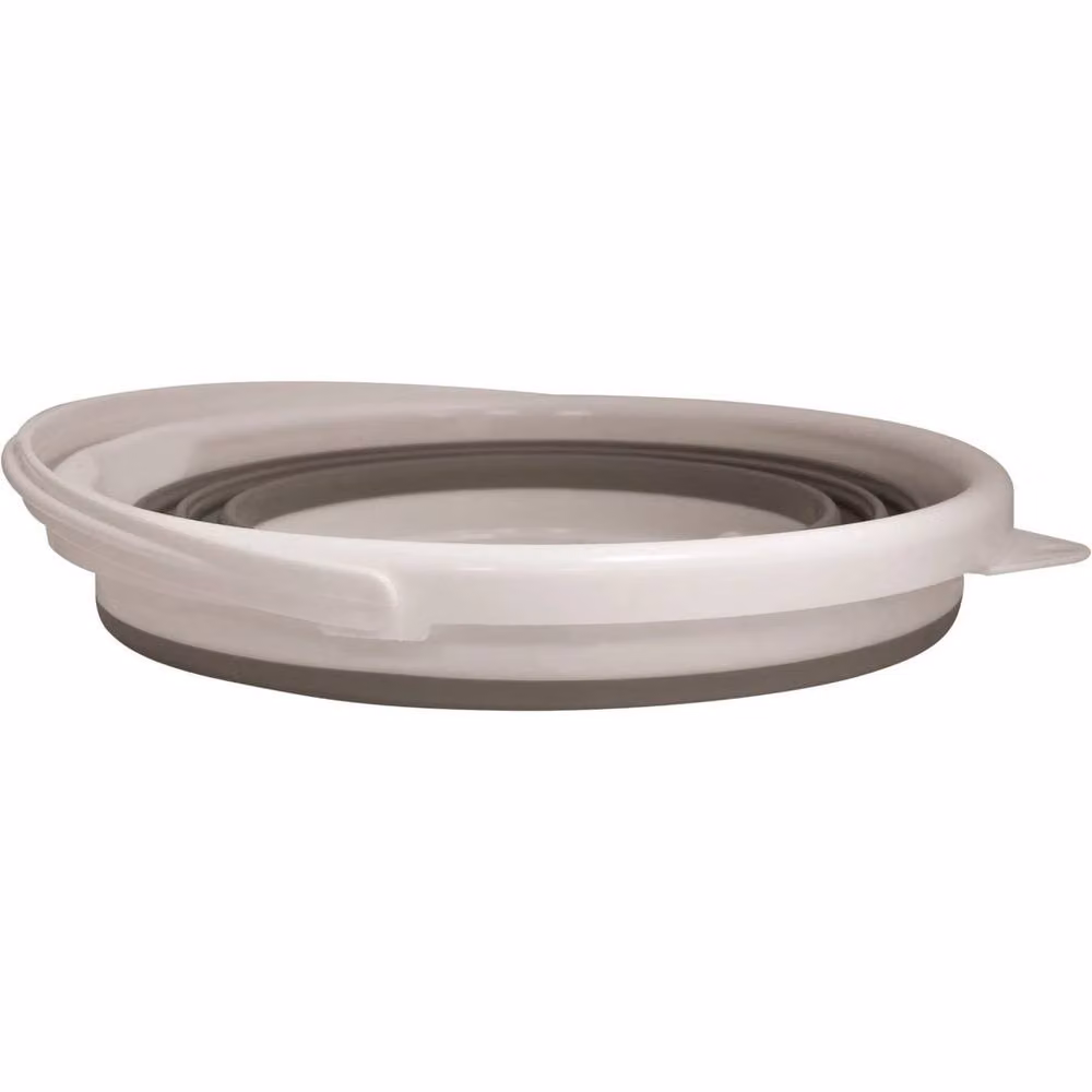 NESTLUNE 5L Collapsible Home and Garden Bucket in Grey, W/D/H: 100 x 15 cm – 2