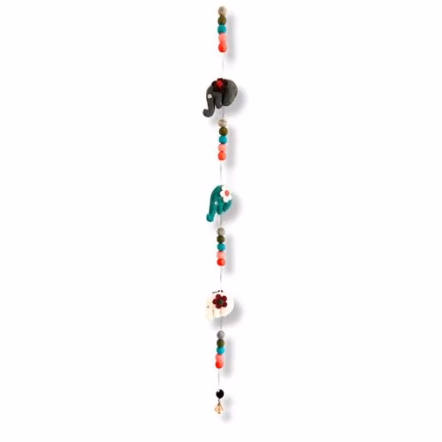 KDMD Multicolour Elephant Felt Wall Hanging for Children