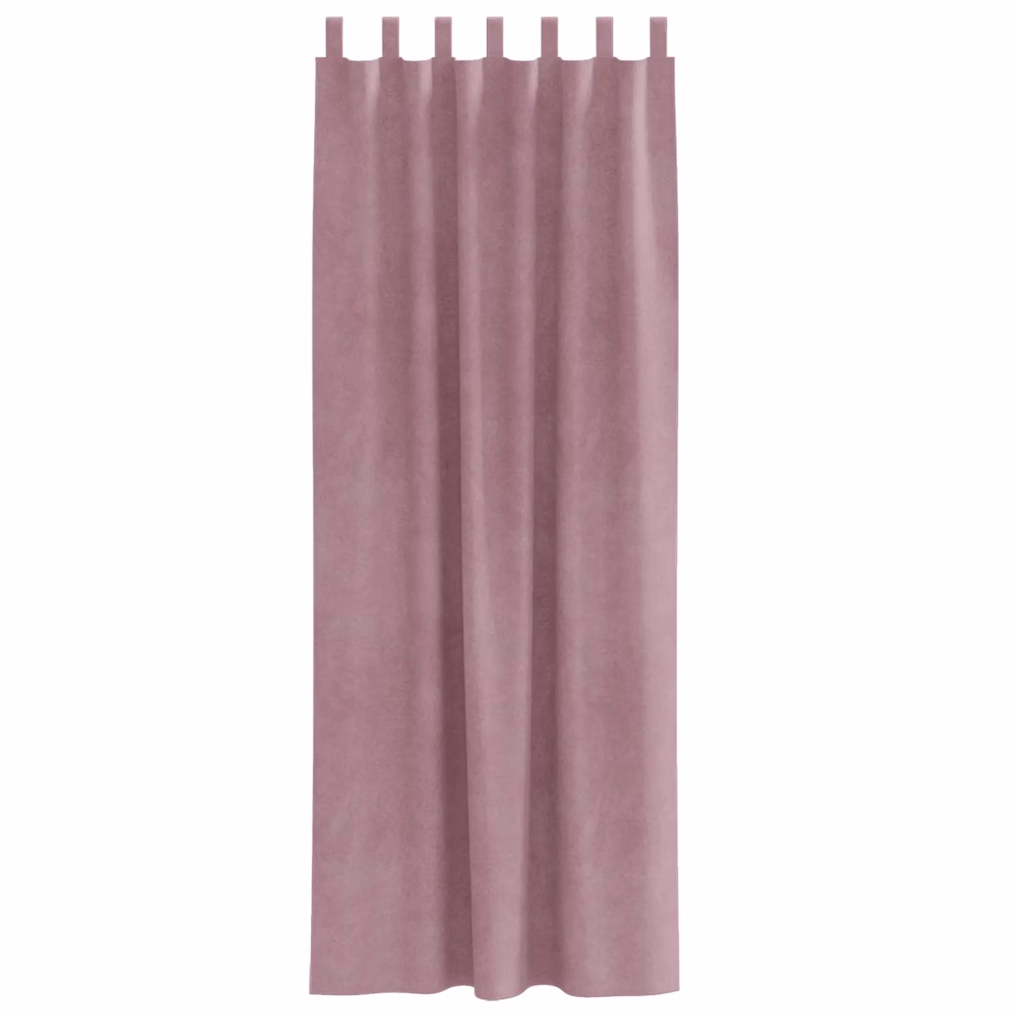 Berkfield Home Dark Pink Velvet Blackout Curtains with Hanging Loops, 2 Pack – 2