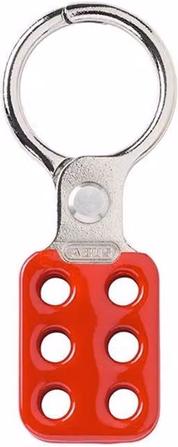 ABUS 752 Aluminium Mechanical Lockout Hasp in Red and Multicolour
