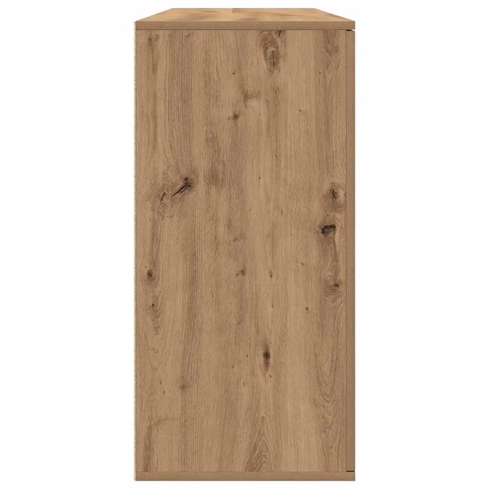 Berkfield Home Artisan Oak Sideboards, 2 Piece Set in Brown, W/D/H: 79 x 38 x 80 cm – 4