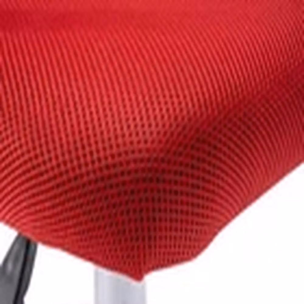 EONLION Ergonomic Mesh Back Office Chair with Flip-up Armrests, Red – 4