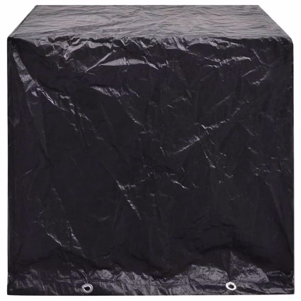 Berkfield Home Garden Furniture Covers, 2 Pack, Black, W/D/H: 122 x 112 x 98 cm – 4