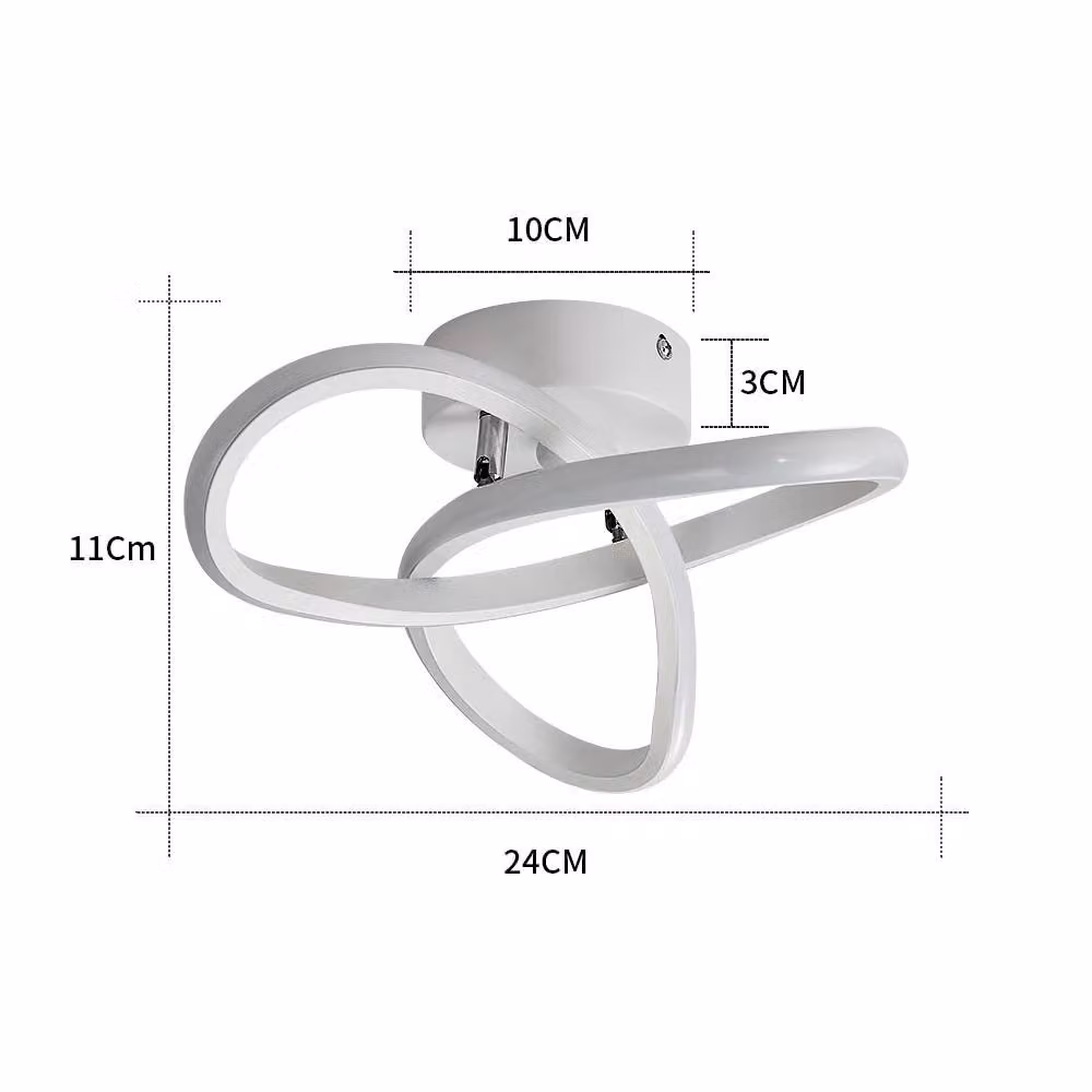 Pheashine Modern LED Flower Ceiling Light, 22W, Cool White – 3